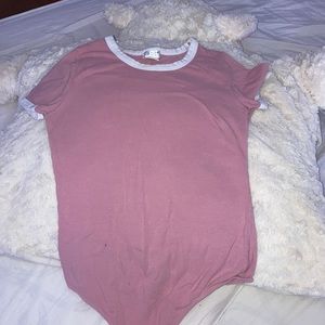 Salmon body suit